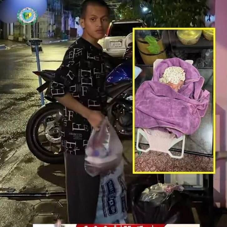 金边社会福利部门与地方当局合作,对一名被遗弃的婴儿进行临时保