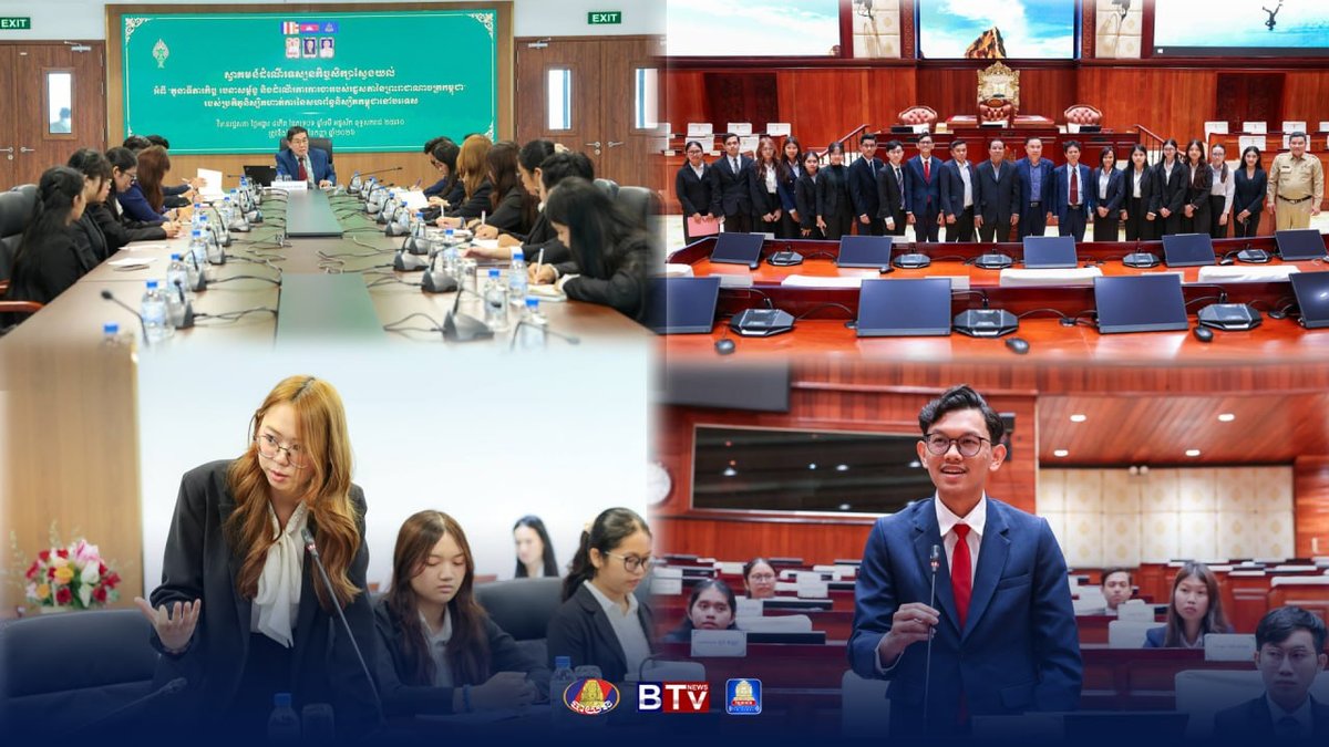 柬埔寨国会向留学生普及立法机构运作机制