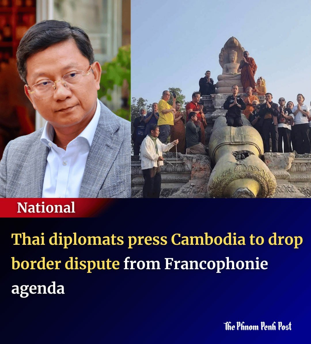 泰国施压柬埔寨要求将边境争议排除在法语峰会议程外
