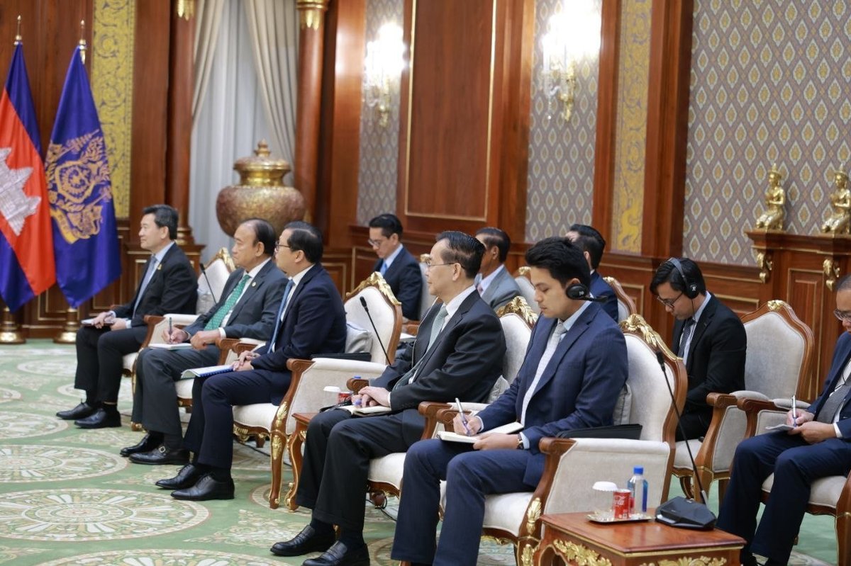 洪森亲王会见塞浦路斯新任驻柬大使
