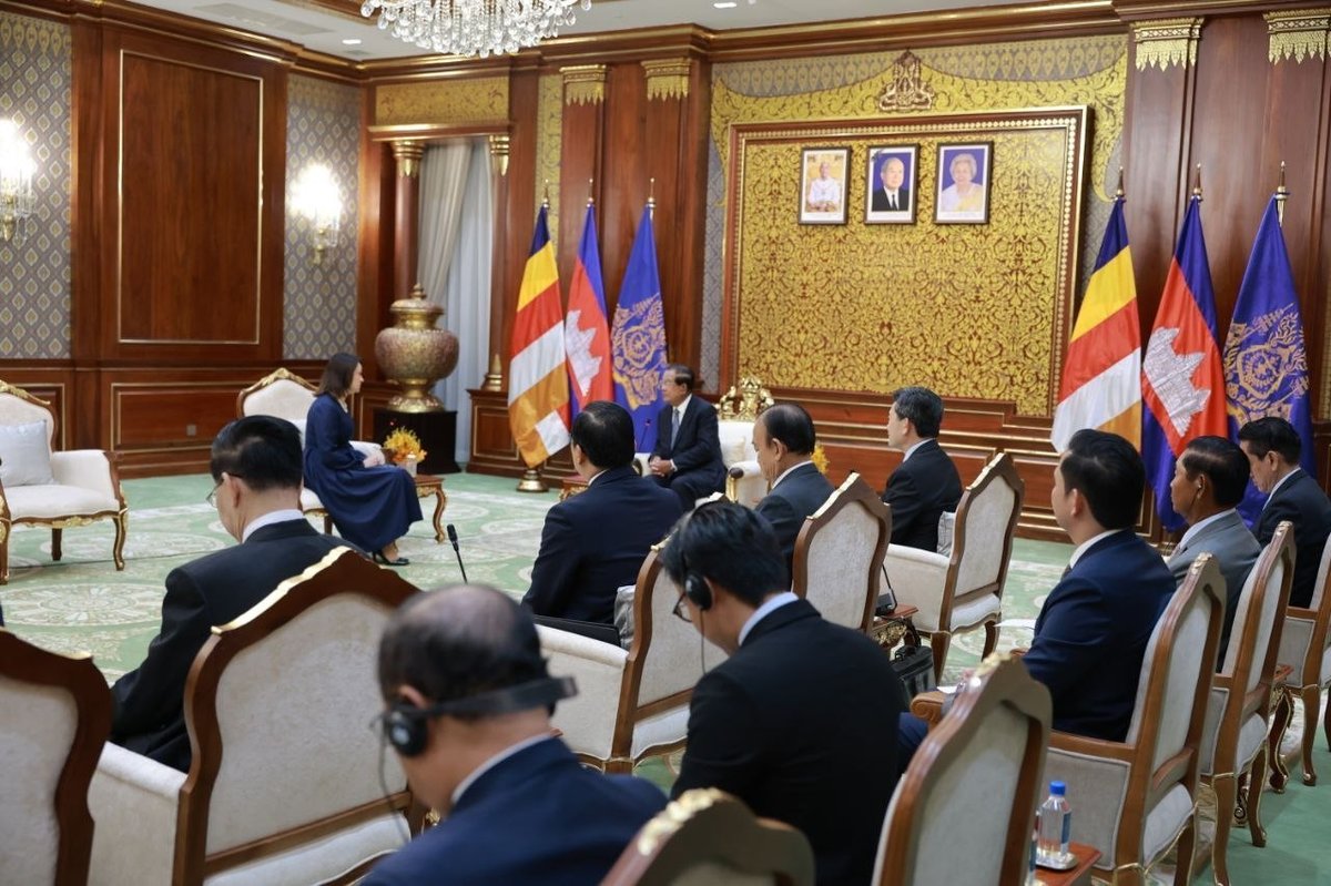 洪森亲王会见塞浦路斯新任驻柬大使