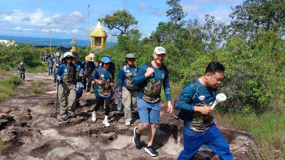 暹粒荔枝山举办行走吴哥起源地活动 600人参与
