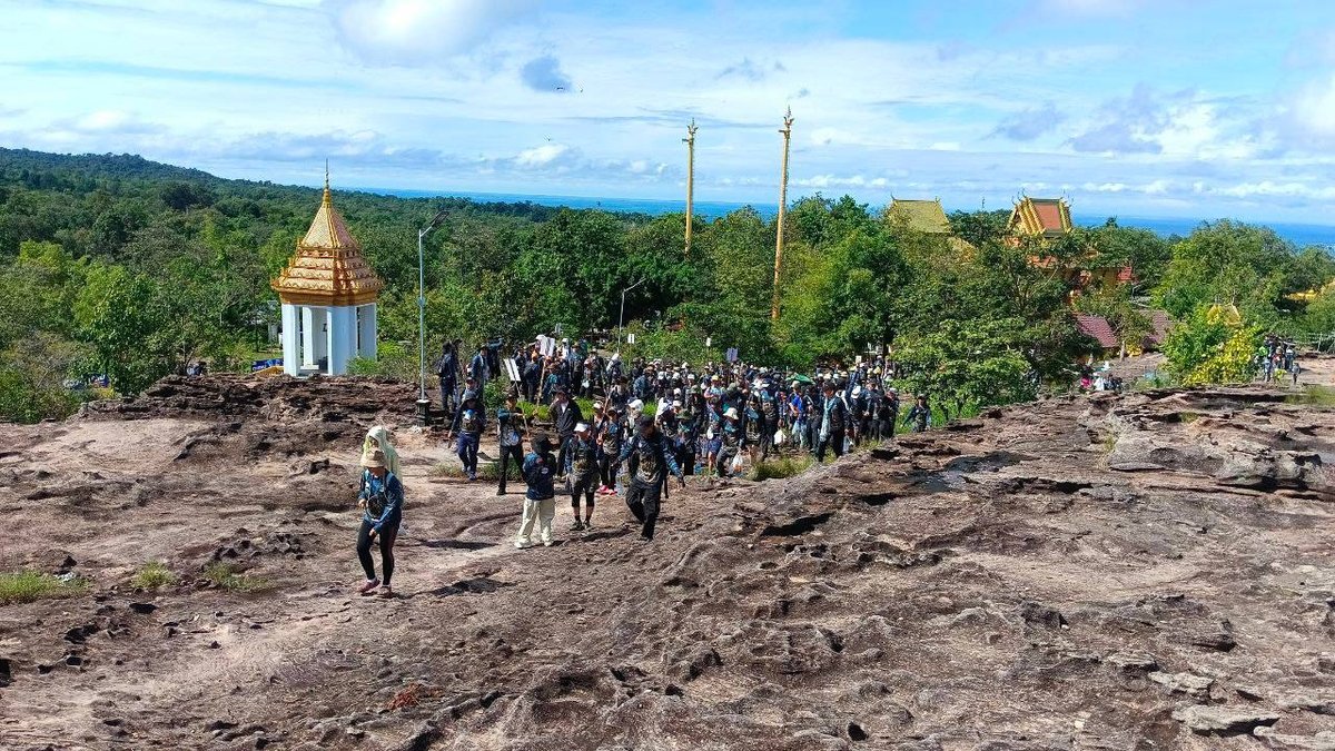 暹粒荔枝山举办行走吴哥起源地活动 600人参与