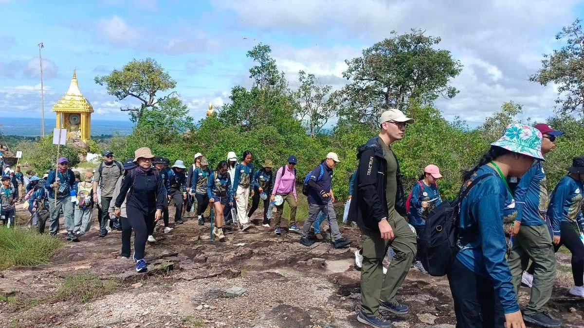 暹粒荔枝山举办行走吴哥起源地活动 600人参与