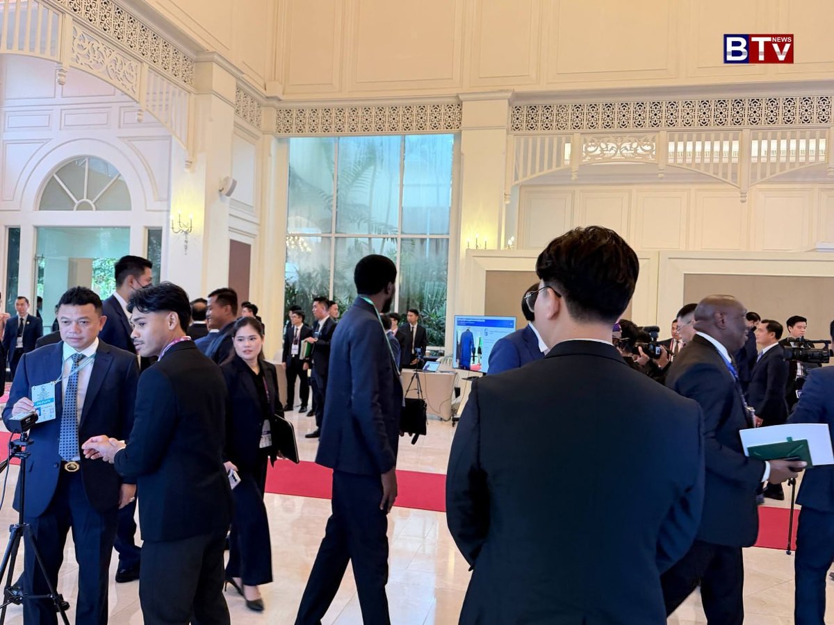来自全球约30个国家的代表及国际组织齐聚金边索菲特酒店,参加