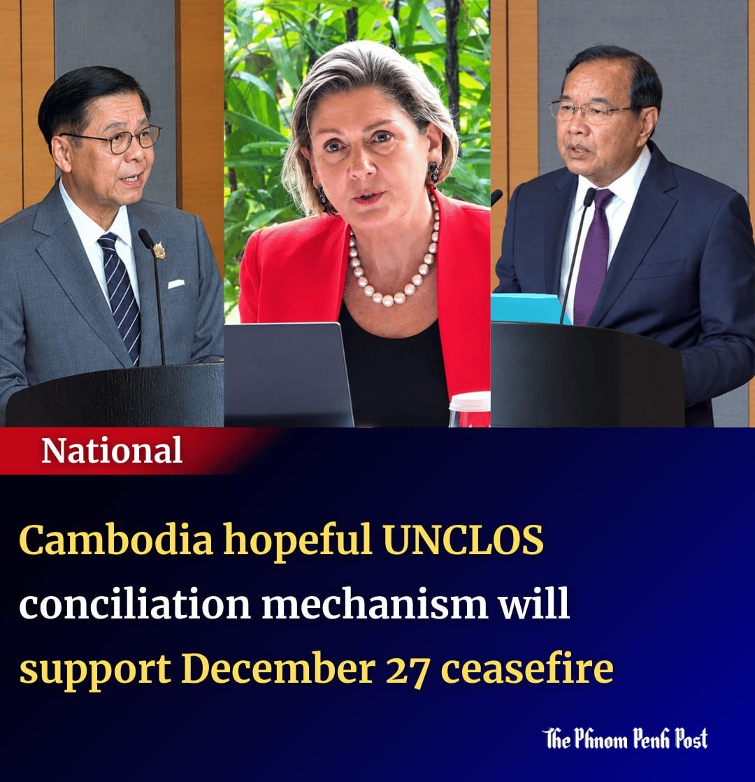 柬泰海事争端寻求UNCLOS机制解决 助力边境停火
