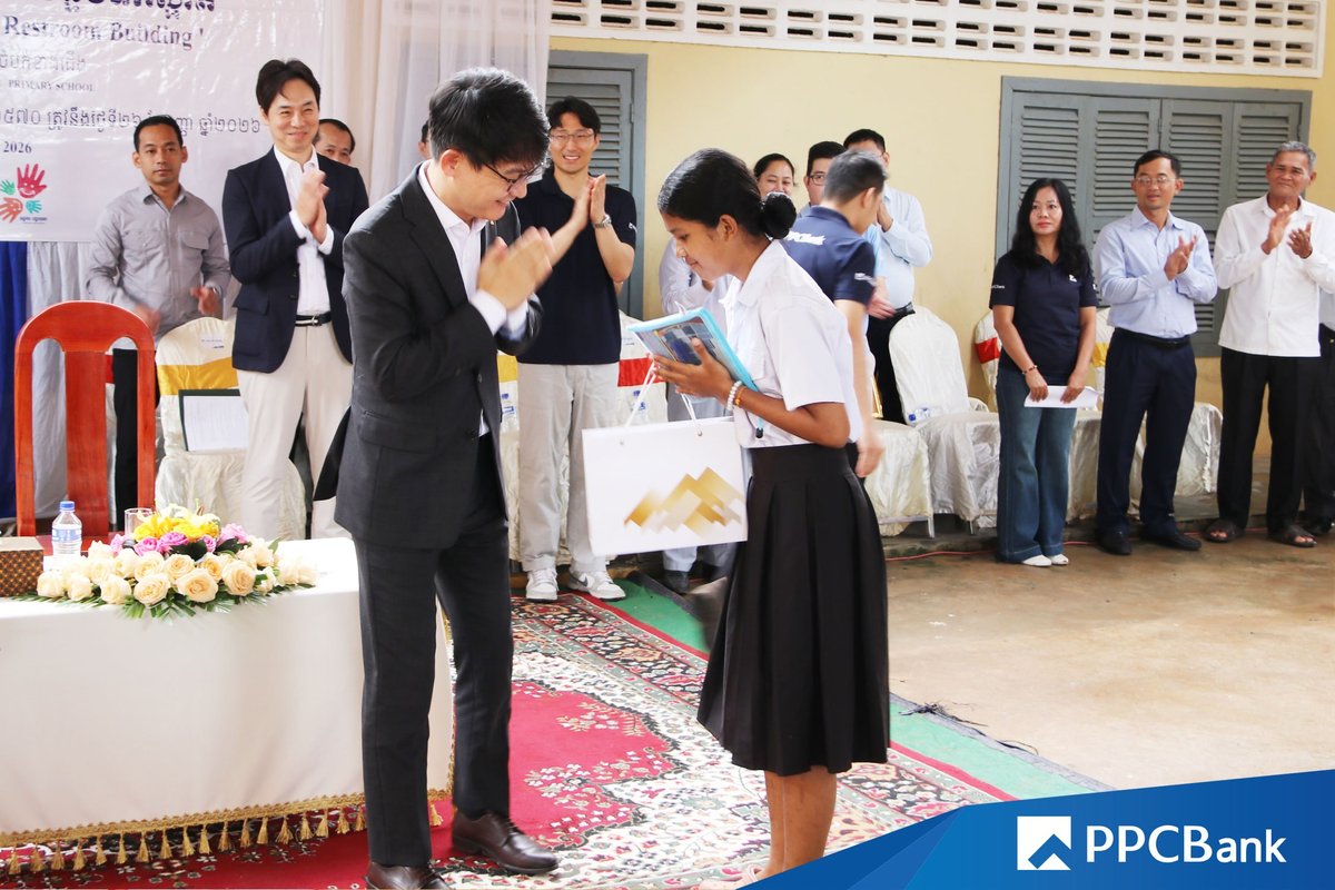 PPCBank携手Raksa Koma组织,在磅通省Cham