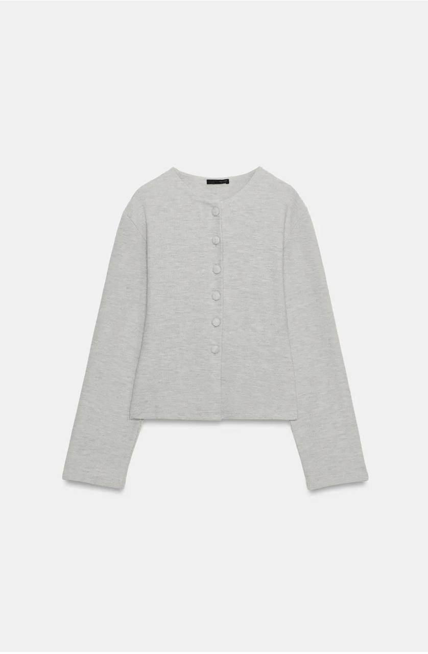 Zara金边门店新款夹克长裤套装上市 售价约$75