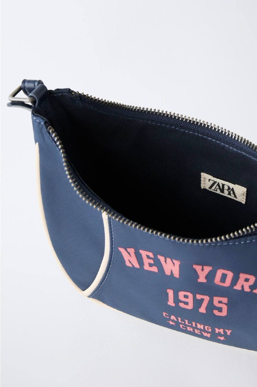Zara Varsity单肩包金边门店上新 售价11.99万
