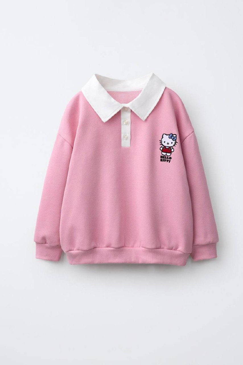 Zara柬埔寨Hello Kitty联名Polo卫衣 售价1