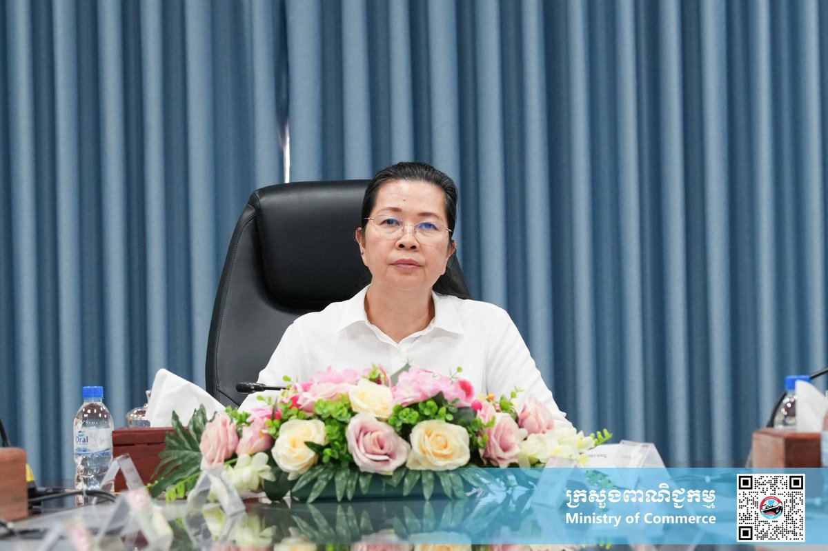 柬埔寨商务部国务秘书主持会议，总结了柬埔寨区域连接提升项目（