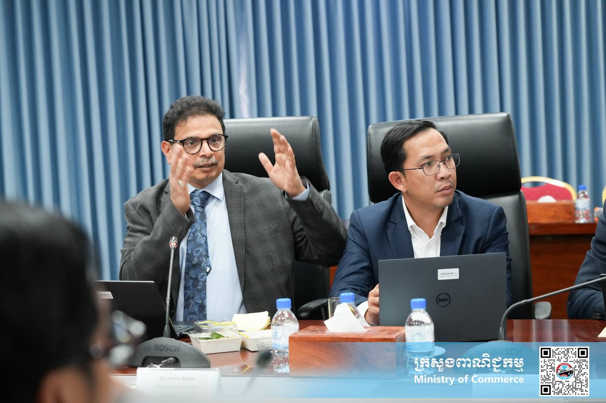 柬埔寨商务部国务秘书主持会议，总结了柬埔寨区域连接提升项目（