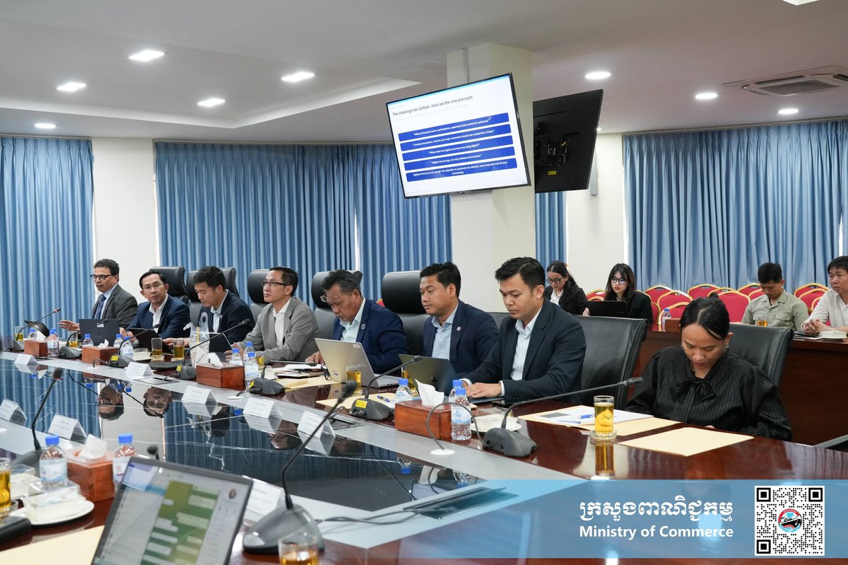 柬埔寨商务部国务秘书主持会议，总结了柬埔寨区域连接提升项目（