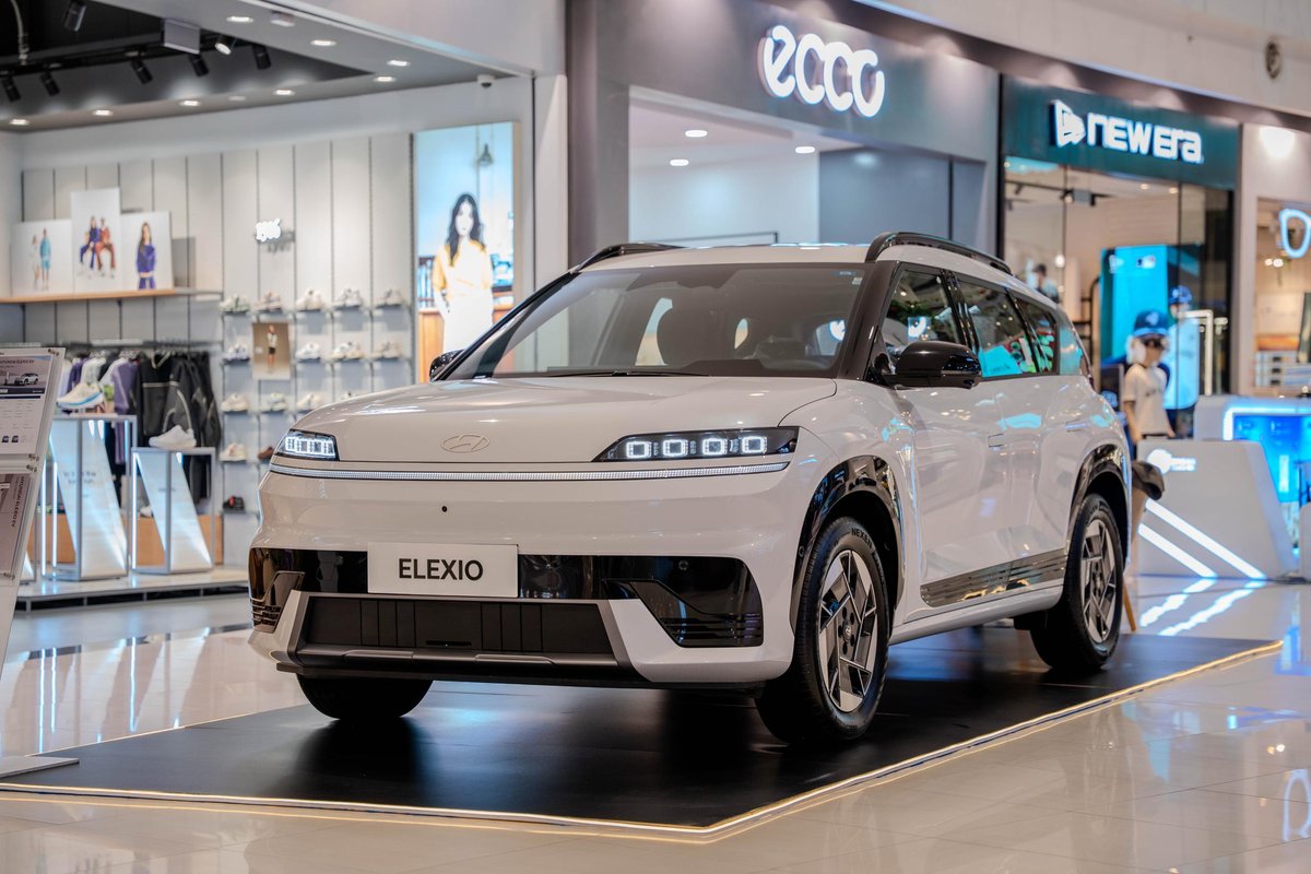现代新款电动SUV ELEXIO在永旺2展示至9月底