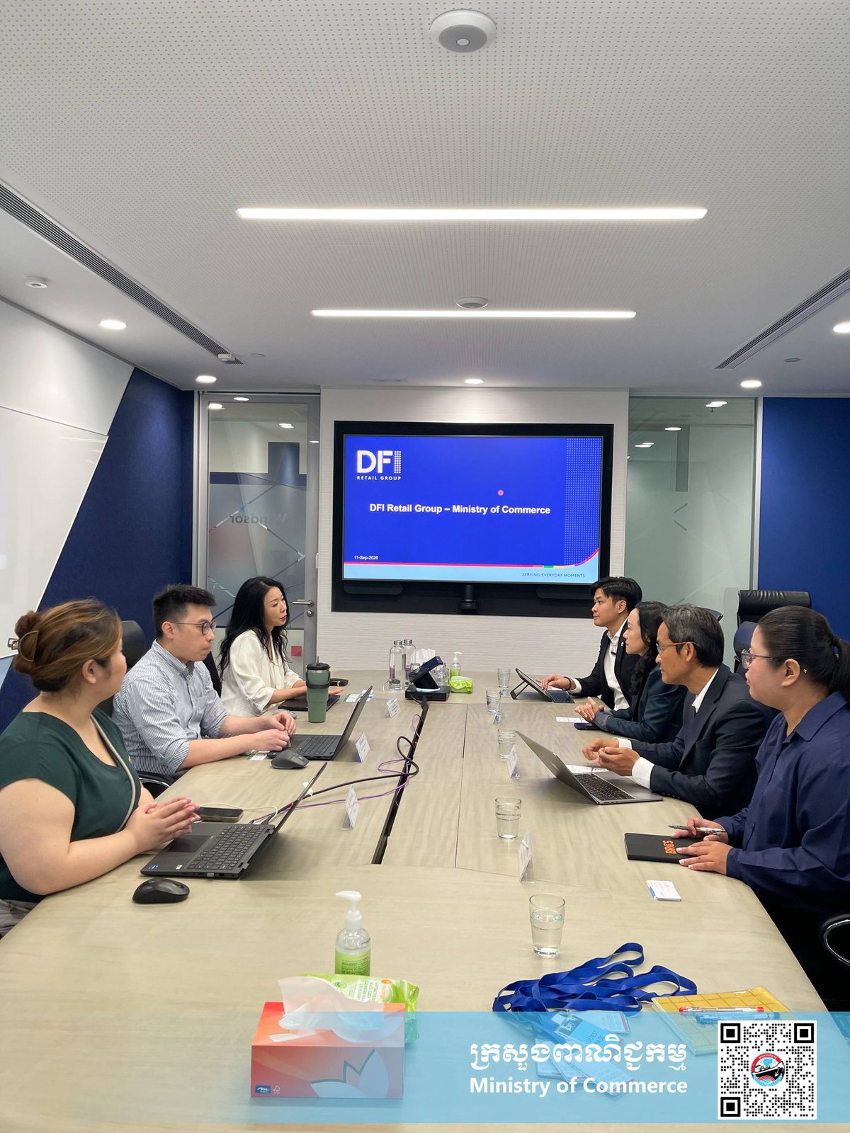 商务部推动农产品出口 与DFI Retail Group高层