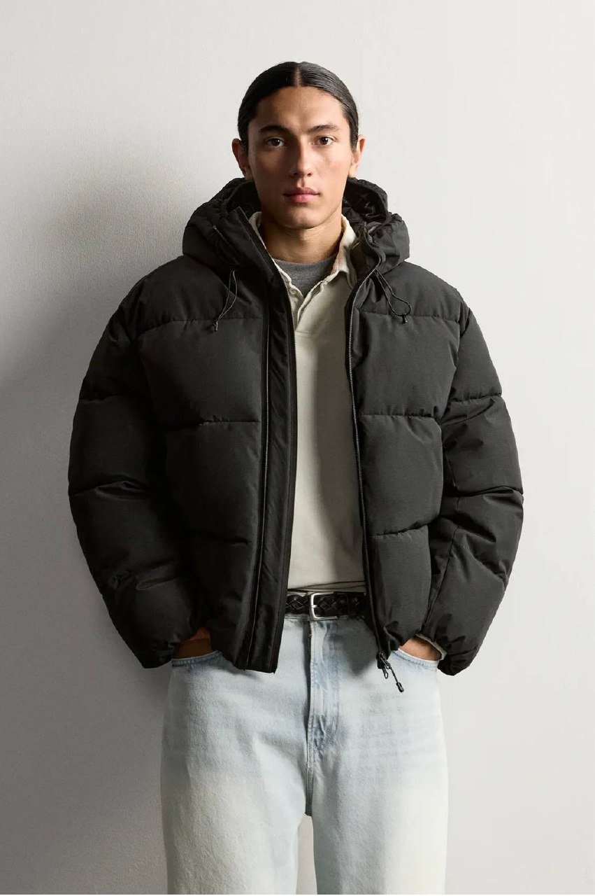 Zara柬埔寨新款连帽羽绒服上市 售价约$120