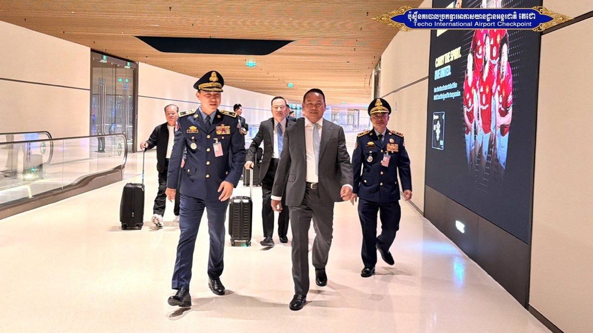 柬埔寨国家警察总署署长苏泰结束访澳行程回国