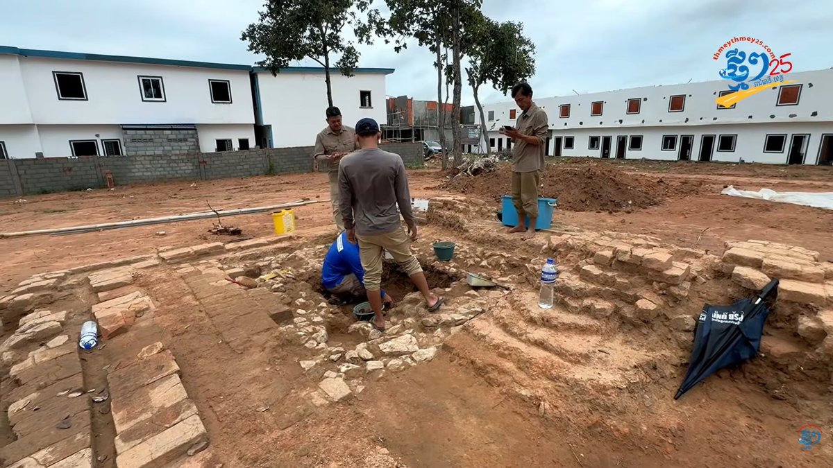 金边郊区发现古庙遗址 文化部拟建露天博物馆