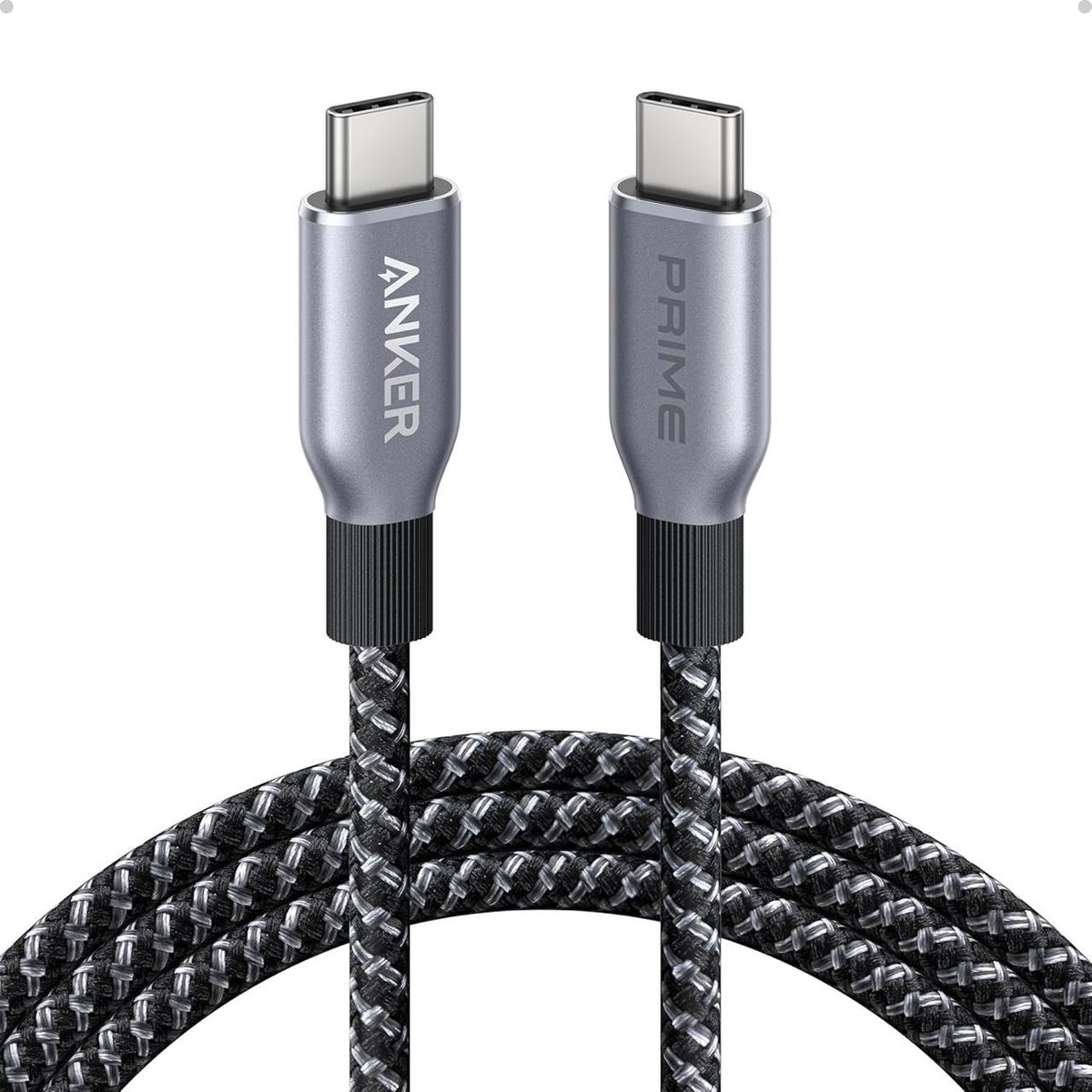 Anker Prime 240W快充线上市 支持百次弯折