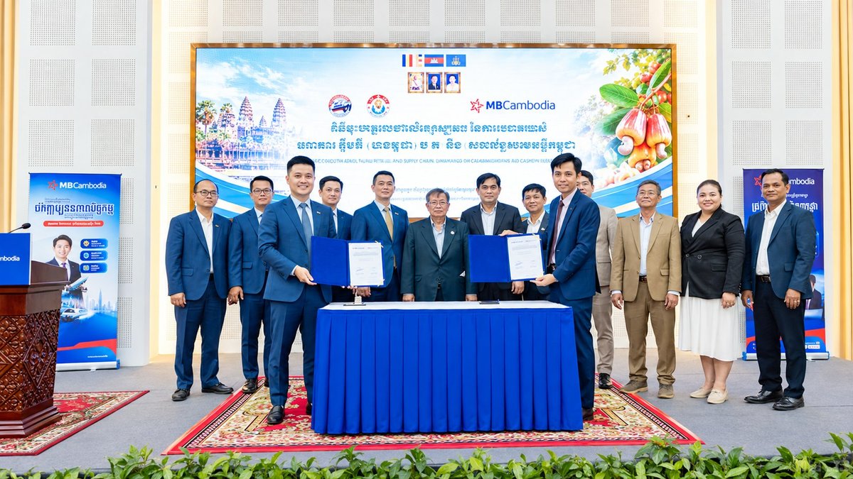 MBCambodia与柬埔寨腰果联合会达成金融合作