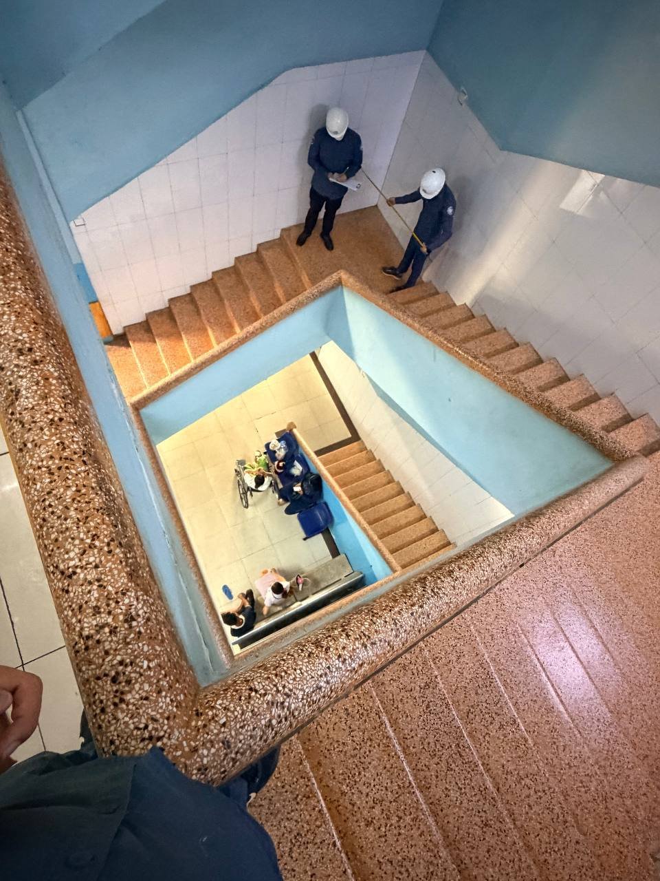 国土规划部技术团队对位于金边堆谷区的圣公会医院(柬中友谊医院