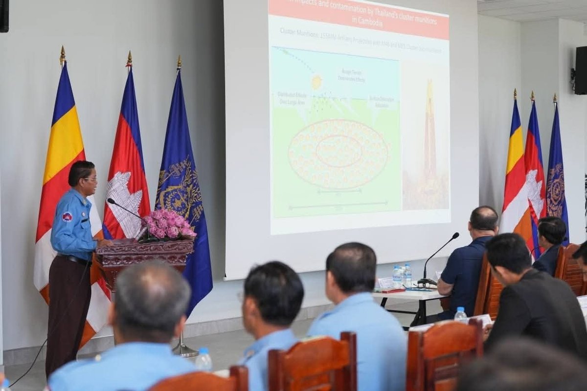 柬埔寨地雷行动中心举办集束炸弹影响研讨会