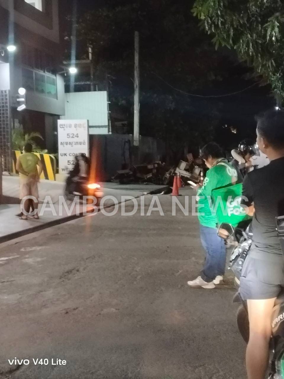 金边堆谷区发生一起男子从公寓坠落身亡的事件,目前相关部门已介