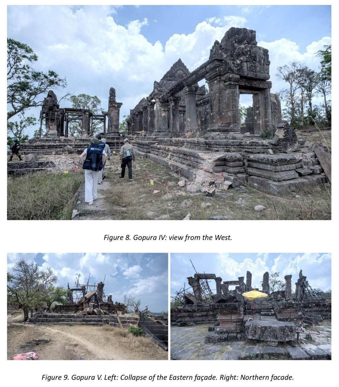 UNESCO报告显示柏威夏寺受损严重 威胁世界遗产价值