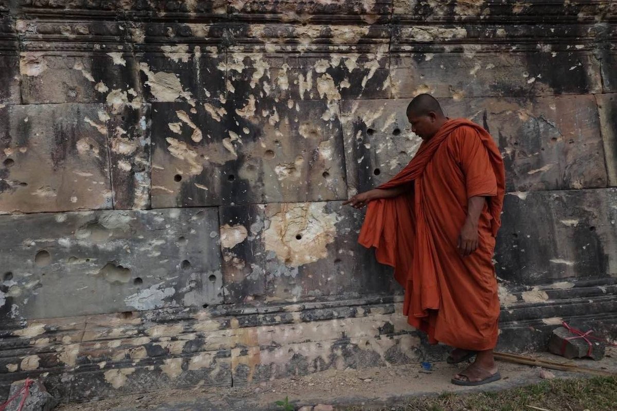 UNESCO报告显示柏威夏寺受损严重 威胁世界遗产价值