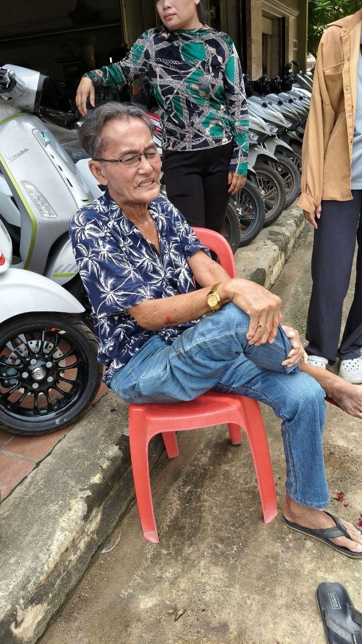马德望发生摩托车相撞事故 一名长者重伤
