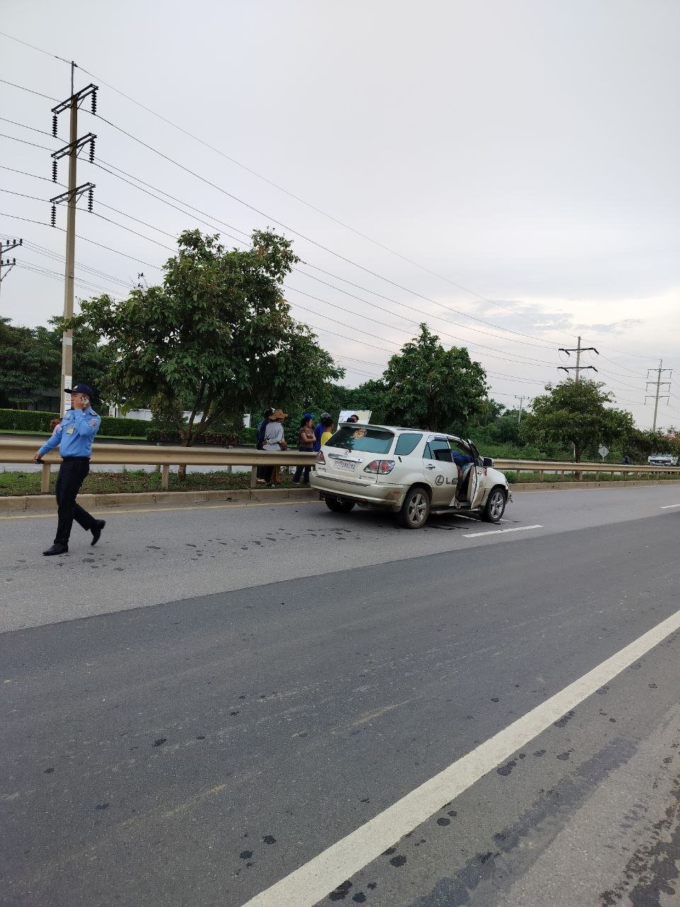 马德望省国道5号线发生车祸致一人死亡