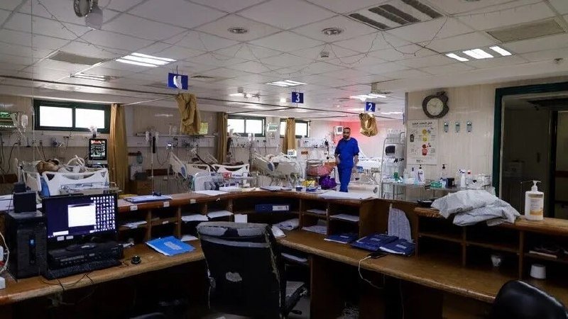 据卫生部门报告,加沙地区医院电力供应严重短缺,目前已有70%