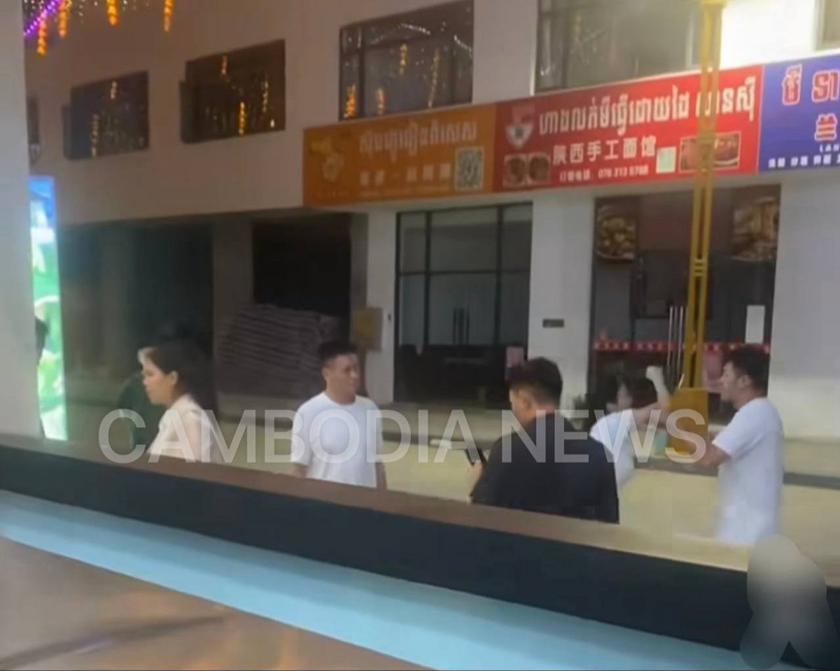 金边警方追捕4名涉嫌殴打女性的中国籍嫌疑人