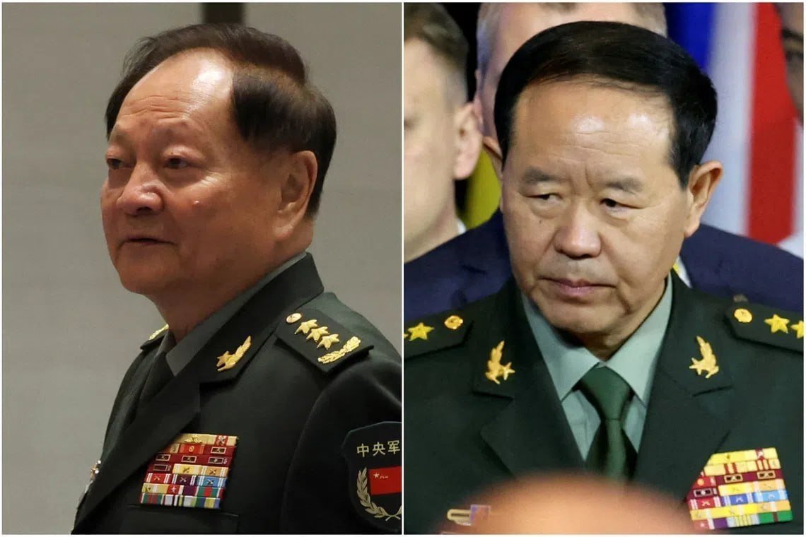 中国两名高级将领因腐败被开除党籍和军籍