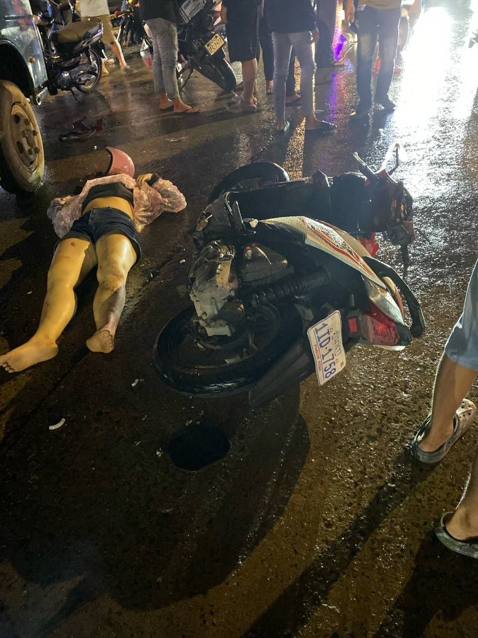 金边菩森芷区发生致命车祸 警方已介入