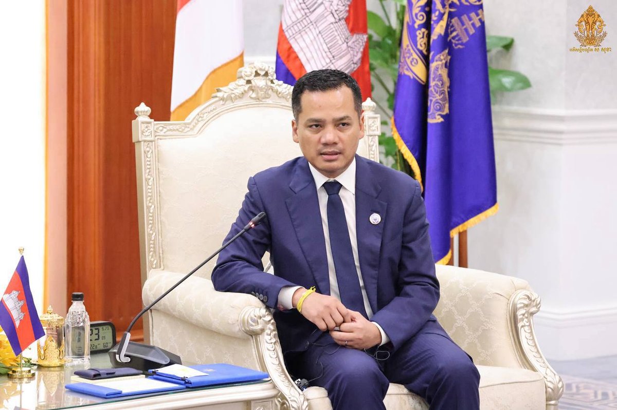 柬埔寨内政部接待印尼外交部副部长Arif Havas Oeg