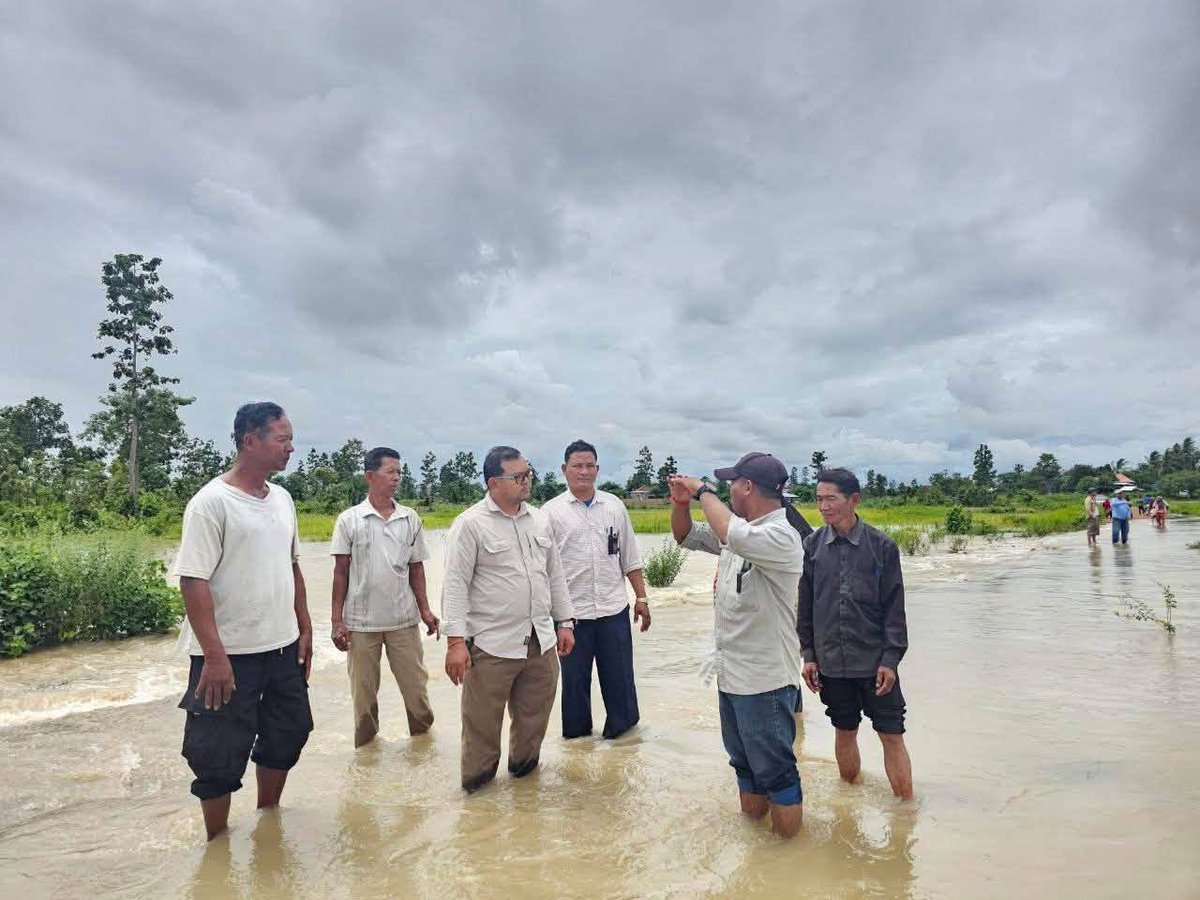 格罗县遭遇强降雨引发洪涝 多个村镇受灾