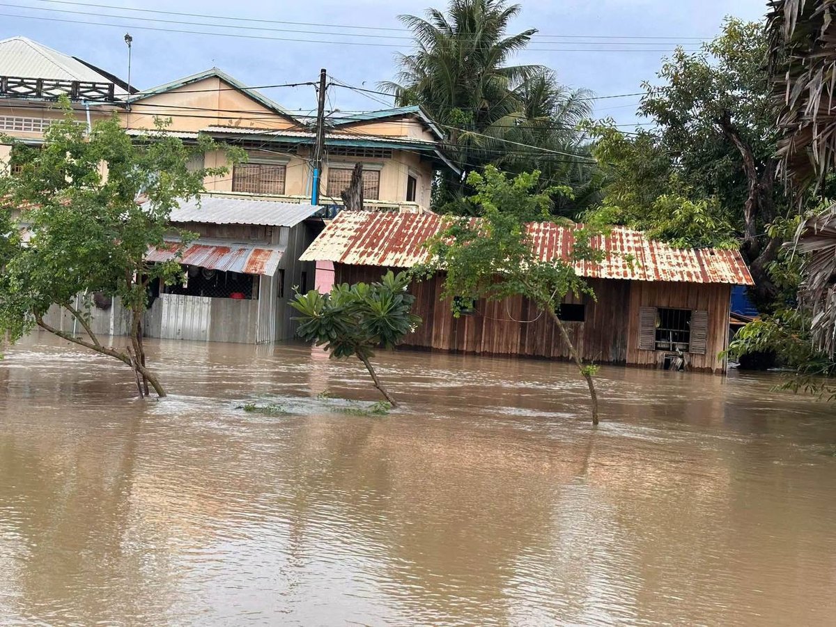 格罗县遭遇强降雨引发洪涝 多个村镇受灾