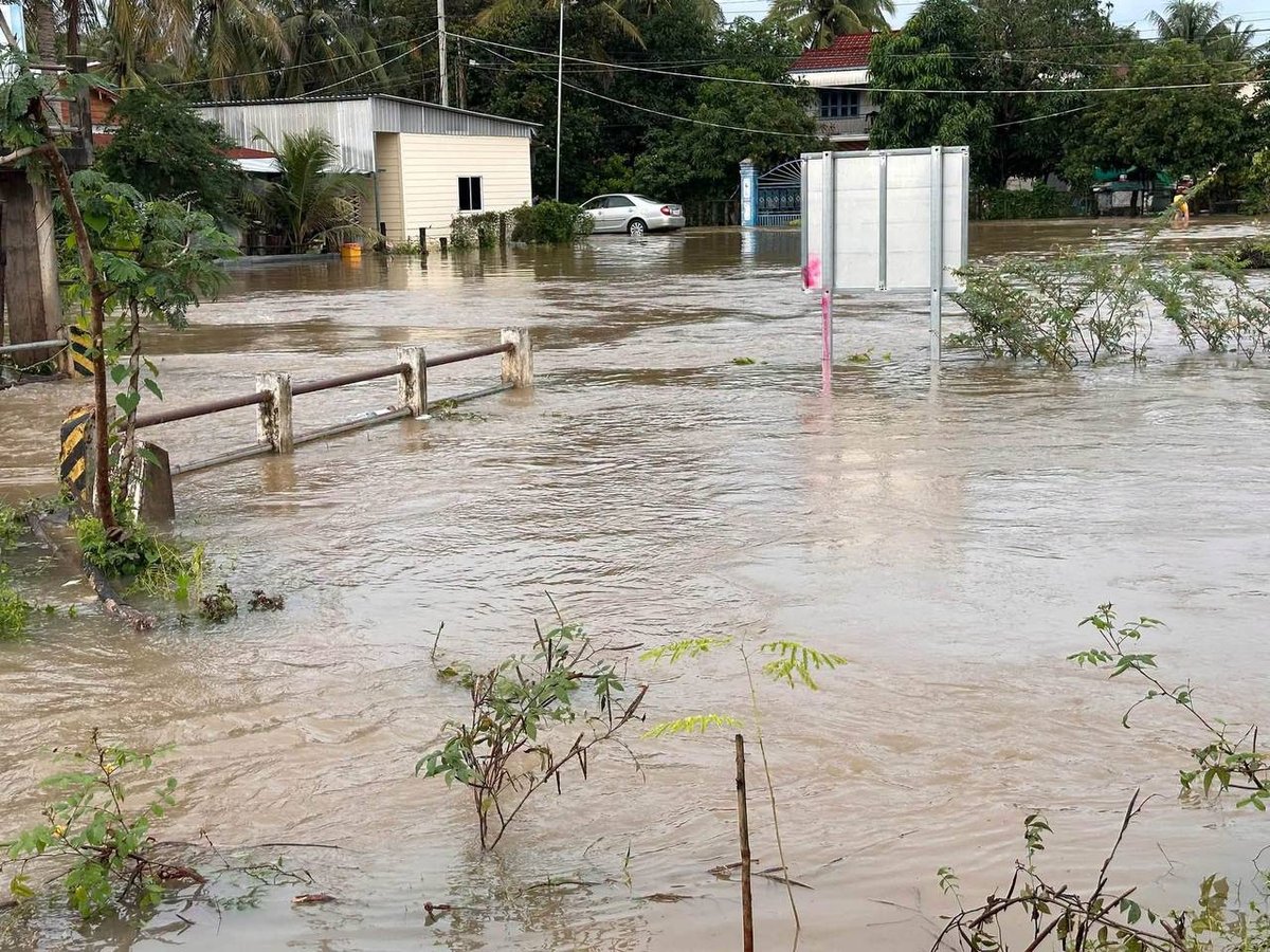 格罗县遭遇强降雨引发洪涝 多个村镇受灾