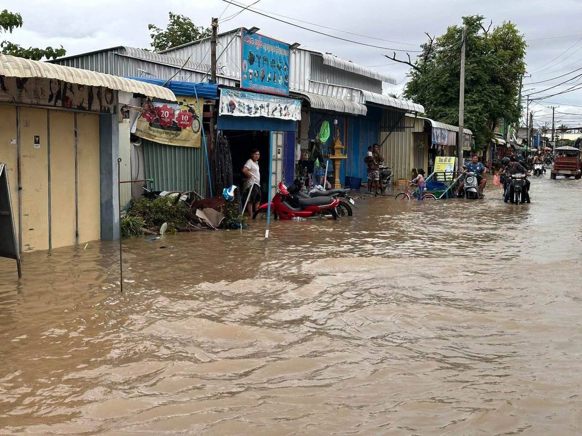 格罗县遭遇强降雨引发洪涝 多个村镇受灾