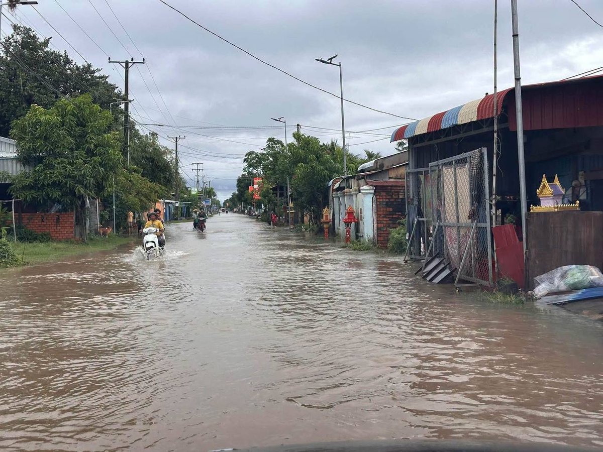 格罗县遭遇强降雨引发洪涝 多个村镇受灾