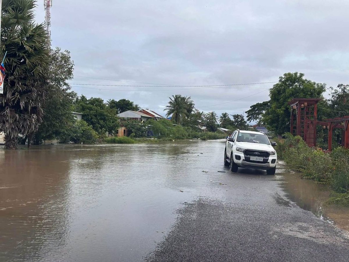 格罗县遭遇强降雨引发洪涝 多个村镇受灾