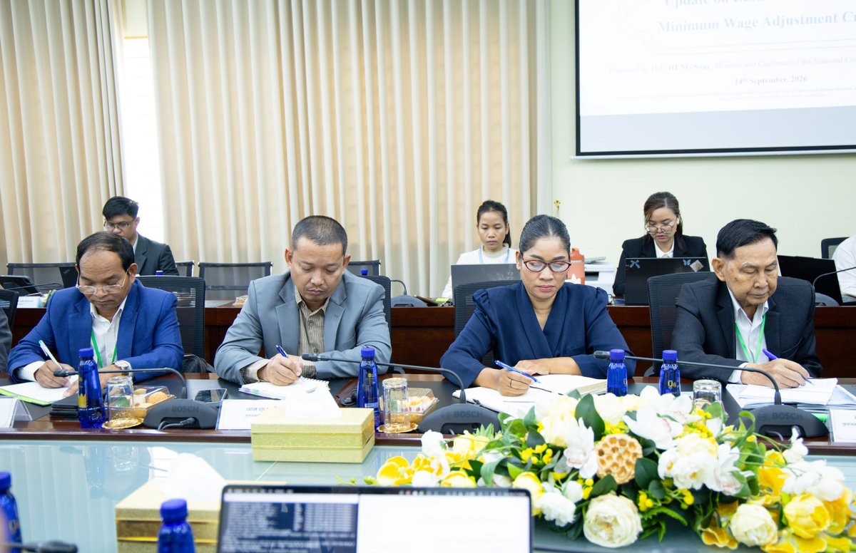 柬埔寨劳工部启动2027年最低工资谈判 9月18日继续三方会