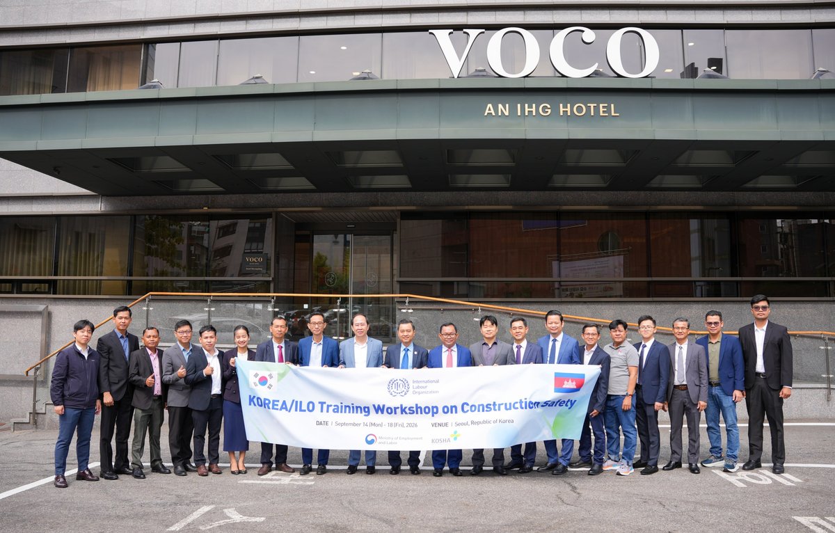 劳工部赴韩考察建筑安全 提升柬埔寨工地管理标准