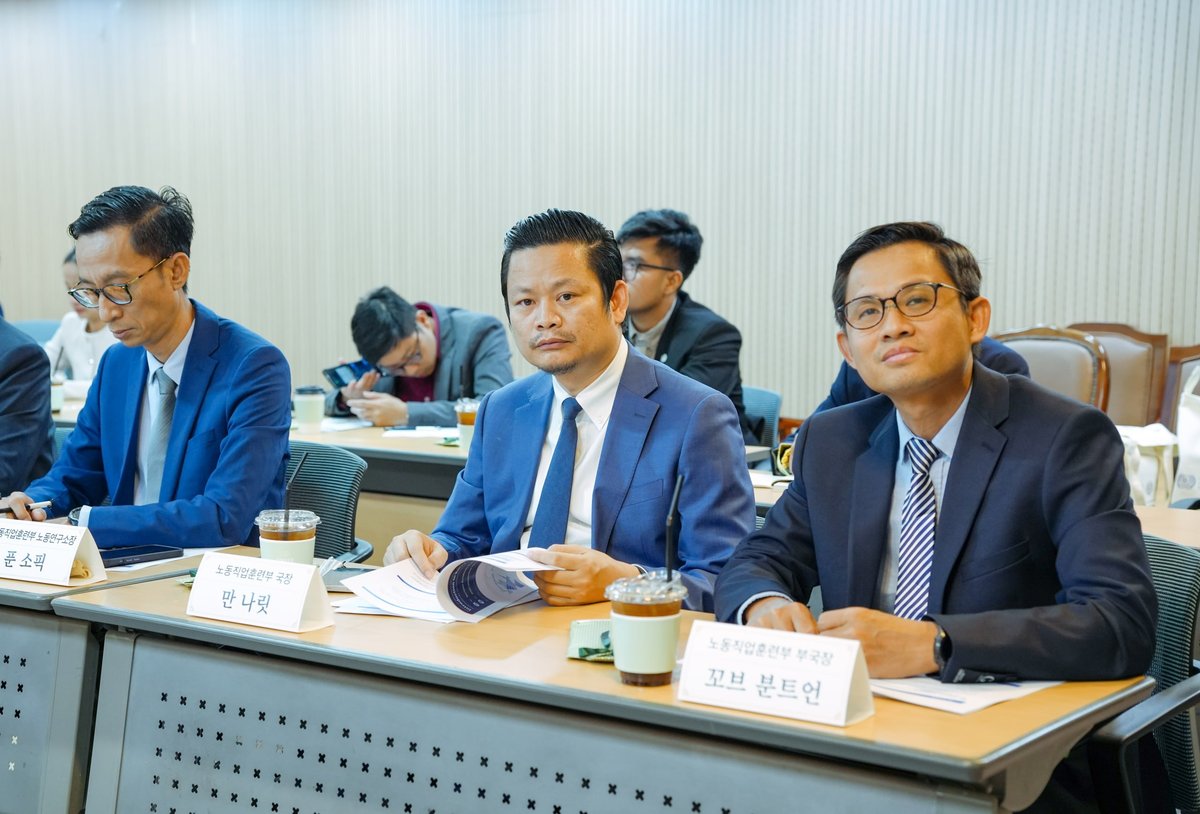 劳工部赴韩考察建筑安全 提升柬埔寨工地管理标准