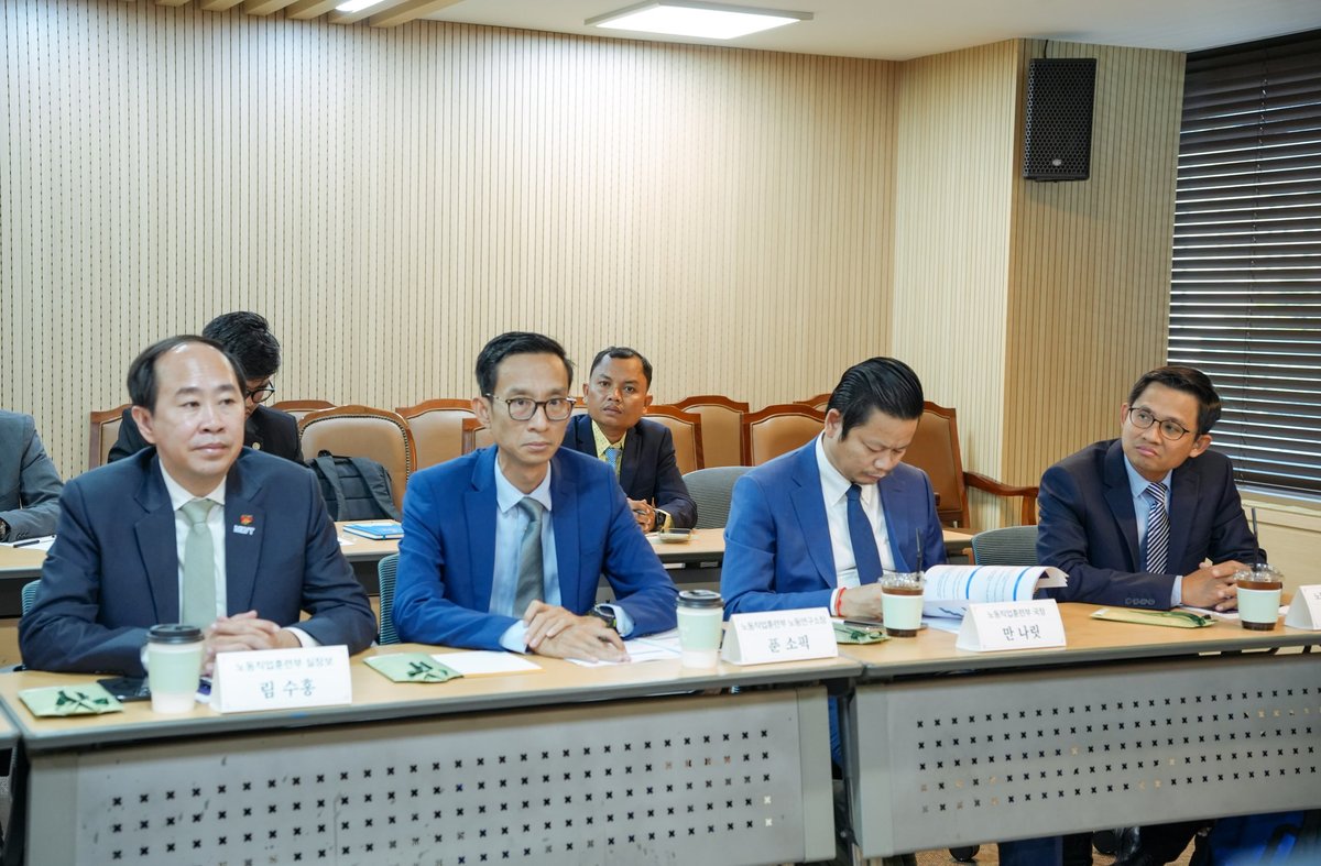 劳工部赴韩考察建筑安全 提升柬埔寨工地管理标准