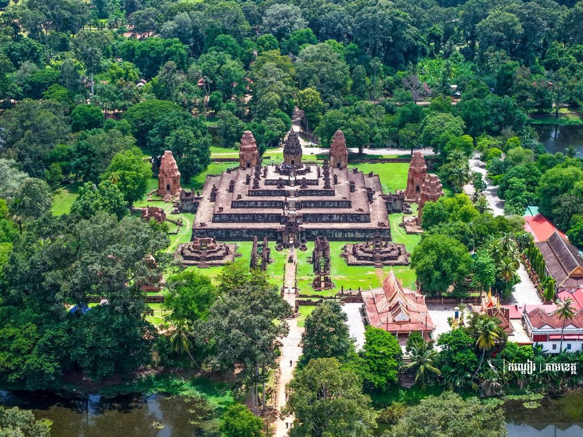 暹粒巴孔寺雨季景观独特 适合深度文化游