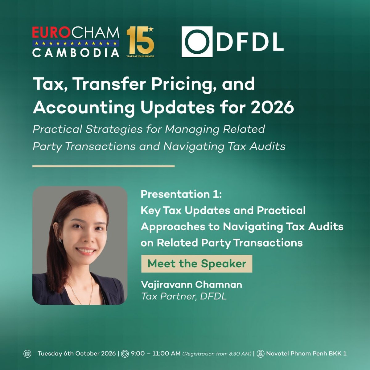 DFDL税务专家10月6日举办2026税务合规讲座