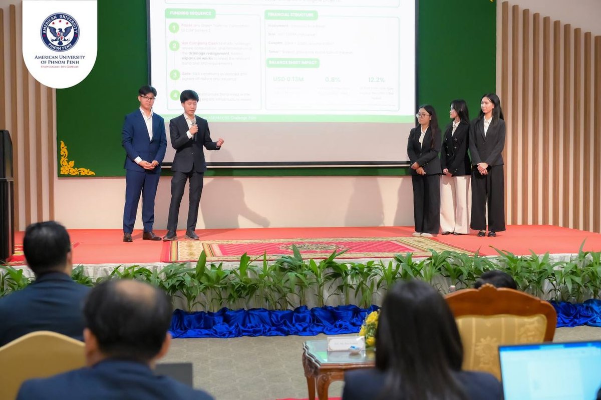 金边美国大学(AUPP)获东盟ESG挑战赛亚军