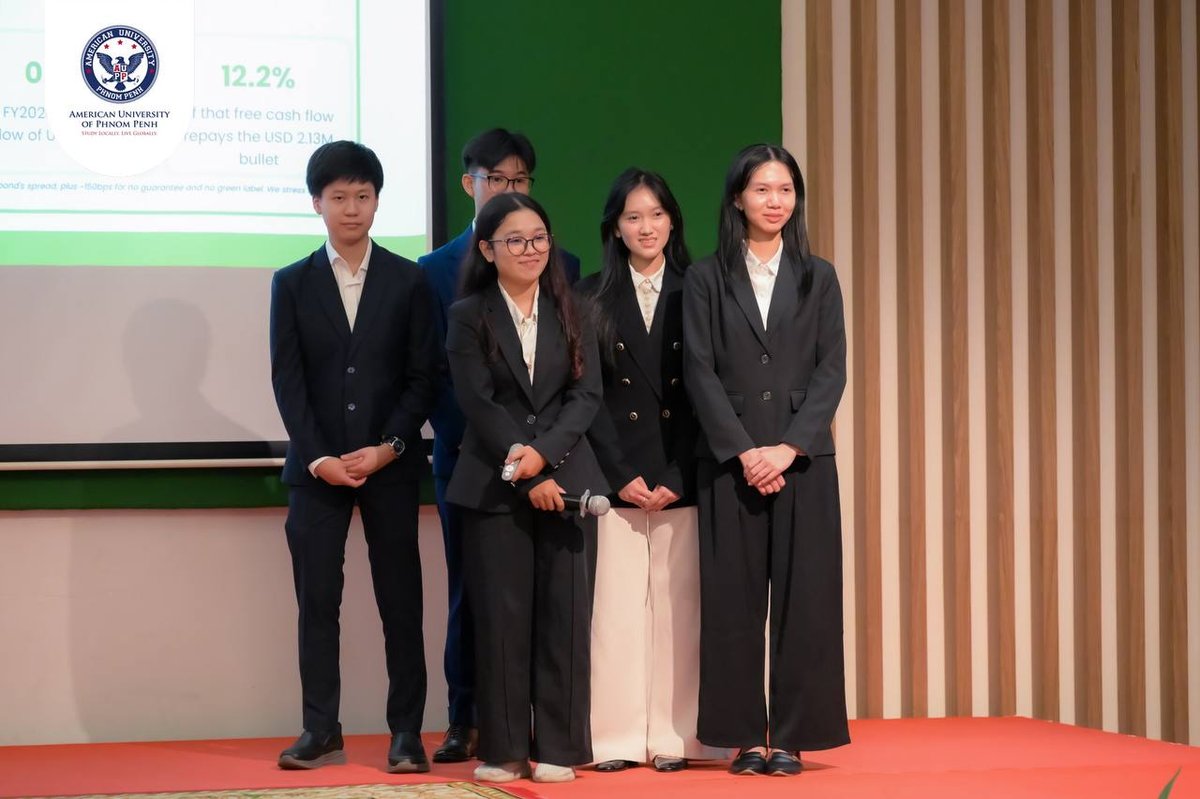金边美国大学(AUPP)获东盟ESG挑战赛亚军